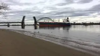 Nord Explorer Ship IMO - 9403097 Tacony Palmyra Bridge