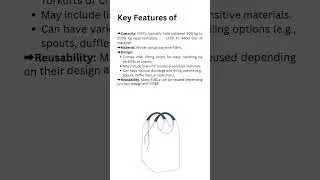 Key Features of FIBCs | ASR FIBC | BRC |#bulkbags #jumbobags #woven