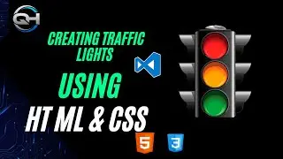 Creating Traffic Signal Lights Project using Html & Css || QH Production