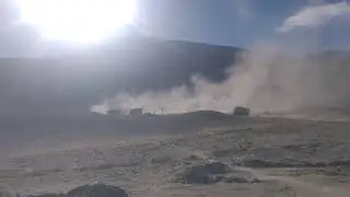 Creating polution in the name of development in Changthang region of Ladakh, India.
