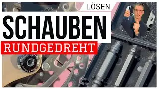 So geht´s 🪛: jede rundgedrehte Schraube rausdrehen / lösen 🔧 mit Linksausdreher 8€