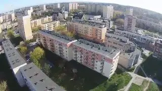 Olsztyn. Osiedle Nagórki z lotu ptaka