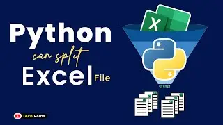 Splitting Excel data into multiple files with Python