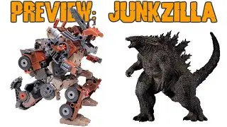 Предварительный просмотр: Junkzilla Junkion Combiner с Trashmaster Scraphook и Crashbar