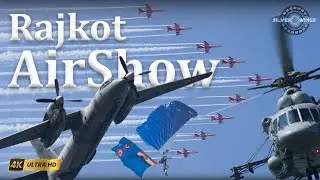 Airshow by IAF & Surya Kiran Aerobatic Team #rajkot #atalsarovar