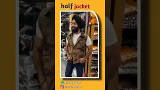 Bast 3 winter half jacket / army print jacket #jacket #fashion #shortsvideo