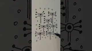 今日來個極簡手繪纏繞畫.. #zentangle #handdrawing #lineart #inkdrawing #satisfyingart