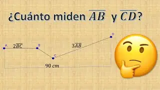 Longitud de segmentos. Problema resuelto II.