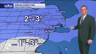 More snow on Friday