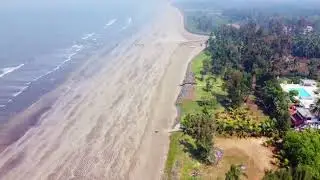 Drone view | Summer time | Nagaon Beach, Alibaug