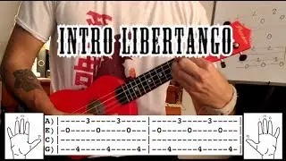 INTRO Libertango (Ukulele tutorial) + TAB