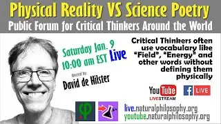 Physical Reality VS Science Poetry - Open Discussion with David de Hilster