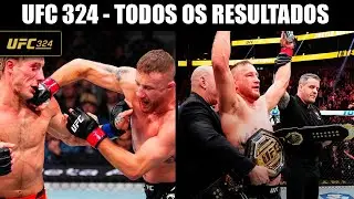 5 NOCAUTES! TODOS OS RESULTADOS UFC 324 - UFC JUSTIN GAETHJE VS PADDY PIMBLETT