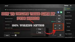 Lost+Disabled Email Remove New Method | How to remove Thrd email+number from your pubgmaccount 100%