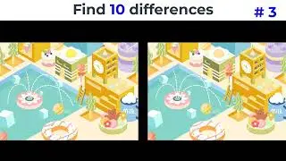 Find 10 differences - 3