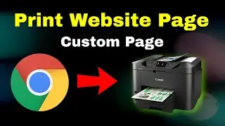 How To Print Custom Page From Website