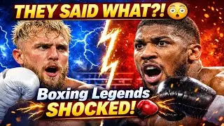 They Said WHAT?! 😳 Boxing Legends STUN the World with Their Jake Paul vs Anthony Joshua Prediction!