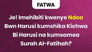 FATWA | Je! Imethibiti kwenye Ndoa Bwn Harusi kumshika Kichwa Bi Harusi?