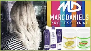 MARC DANIELS LUSH LUMINOUS BLONDE HAIRCARE ROUTINE! #HAIRCAREROUTINE #MARCDANIELS #HENNAWAX #BLONDE