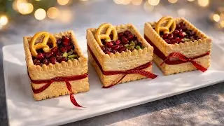 باکس بیسکوئیتی برای یلدا و مهمونی‌پسند با ۳ مواد ساده..!!Biscuit box for Yalda and party..!!!