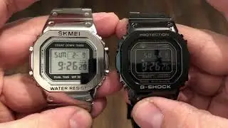 SKMEI $20: клон G-SHOCK против настоящего G-SHOCK SQUARE