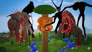 I Found Scariest INFECTED GORILLA & ELEPHANT 😱 in Minecraft | Minecraft Horror