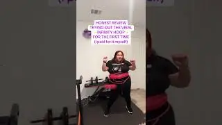 infinity hoop honest review not sponsored✨ #infinityhoop #athomeworkout