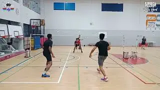 QATAR BADMINTON | 11 October ber 2024 - Fely & Ricky vs Roshan & Skenos