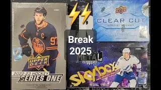 Break 2025. Upper Deck Hockey Mixer. Red PMG and Day with the cup Flashbacks..!