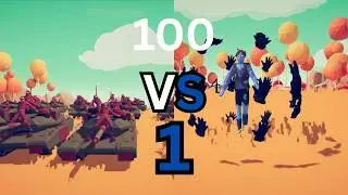 Dark Peasant DESTROYS 100 Tanks! (TABS)