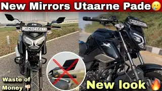 New Mirrors Utaarne Pade 😳 | TVS Raider Mirror Issue | Honest Review