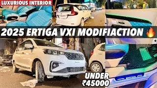 2025 Ertiga Vxi Modification✅Ertiga 2025 Modified With Price🔥Ertiga Base To Top Under ₹45K😍