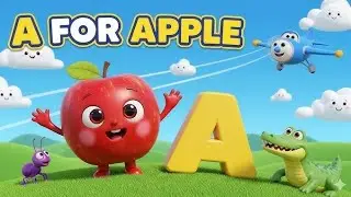 🌈✨  ABC Kids! ✨🌈* 🎶🎨🎉  *ABC Fun Time!* 🔤🌈 / A for apple 🍎 / B for Ball 🏀/ Alphabet for kids /