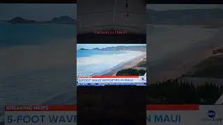 Tsunami in Hawaii 5ft waves! 7/30/2025