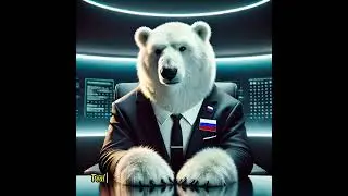 Polar Bear V.P talks about AI #techadventures #putin #V.Putin