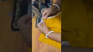 Blouse neckline stitching tutorial #simplestitchingwithniru #shortvideo #trendingshorts #fashion