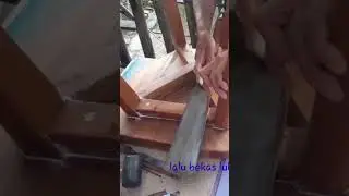 Repair of the chair that the man was donglak #woodworking