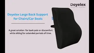 Sitting for Long Hours? Try This Chair & Car Seat Backrest Cushion | Back Support Orthopedic Cushion
