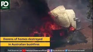 Dozens of homes destroyed in Australian bushfires | Pakistan Observer