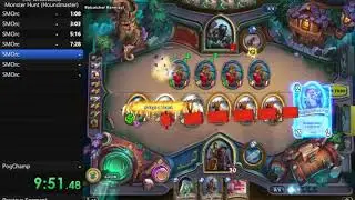 Hearthstone: Witchwood 'Monster Hunt' Speedrun (Houndmaster) in 25:40