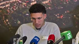 Virginijus Seskus wanted to speak English |The Ball family press conference in Prienai