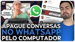 COMO LIMPAR E APAGAR UMA CONVERSA NO WHATSAPP DO COMPUTADOR