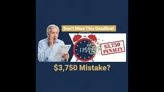 RMD Deadline Penalty Explained | $3,750 Mistake (How to Fix It)  #RetirementPlanning #RMDPenalty