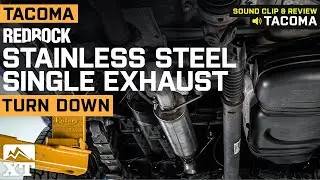 2016-2022 3.5L Tacoma RedRock Stainless Steel Single Exhaust System Review & Sound Clip