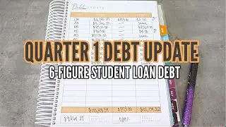 2022 QUARTER 1 DEBT UPDATE| 6-FIGURE DEBT| DEBT PAYOFF JOURNEY| STUDENT LOANS| TAYLORBUDGETS