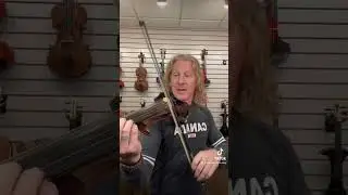 Can You Tune A Violin Like A Guitar? #violin #electricviolin #guitar #shorts