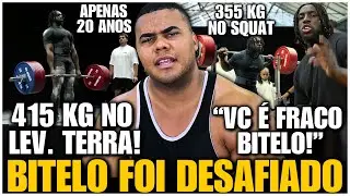 POL&Ecirc;MICA! BITELO &Eacute; FRACO ? ELE FOI DESAFIADO POR ATLETA DE 20 ANOS QUE LEVANTOU 415 DE TERRA