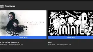 A Plague Tale Innocence and Minit are Free on Epic Games Store until 13th of August 2021
