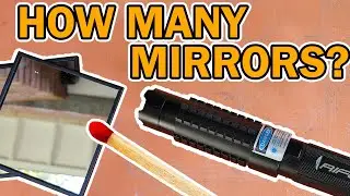 Can a POWERFUL 1.2W Laser BURN Trough Mirrors?