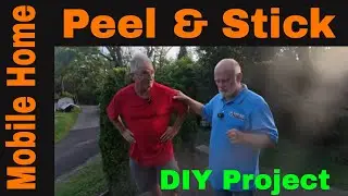 Mobile Home Roof Leak Repair - transition from Carport/room to main roof